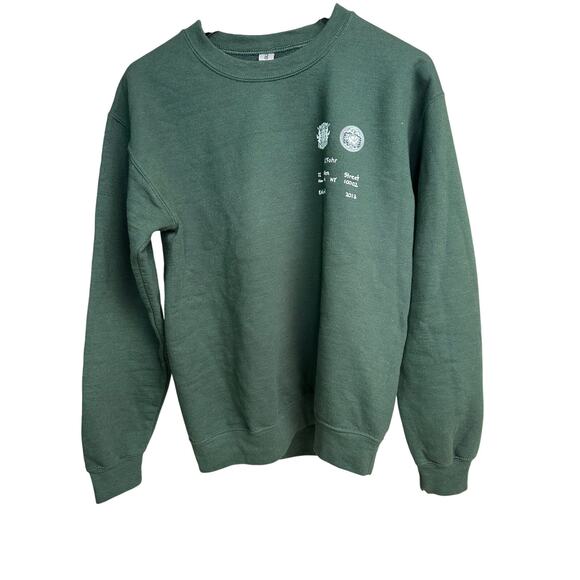 Rare Fohr Influencer Green Crewneck - Size S - New - Picture 1 of 8